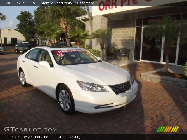 2009 Lexus ES 350 in Starfire Pearl White