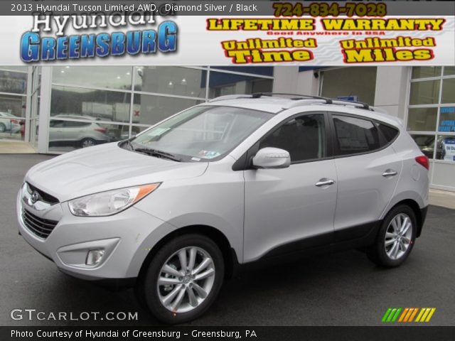2013 Hyundai Tucson Limited AWD in Diamond Silver