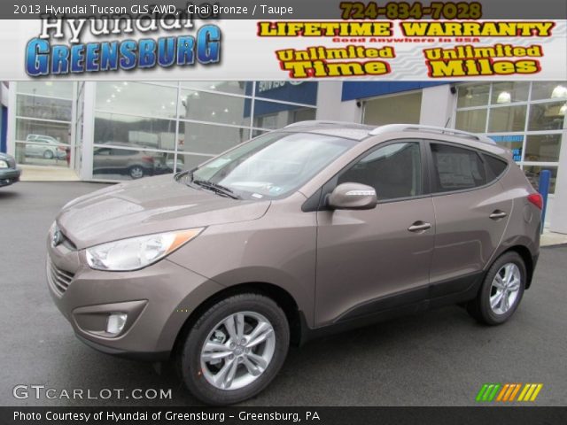 2013 Hyundai Tucson GLS AWD in Chai Bronze