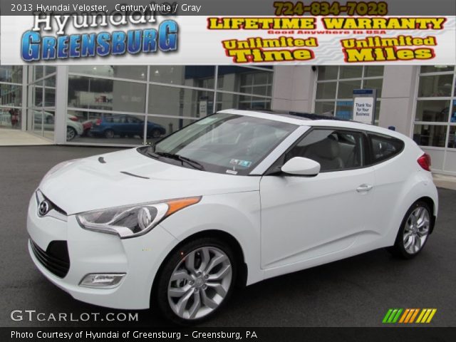 2013 Hyundai Veloster  in Century White