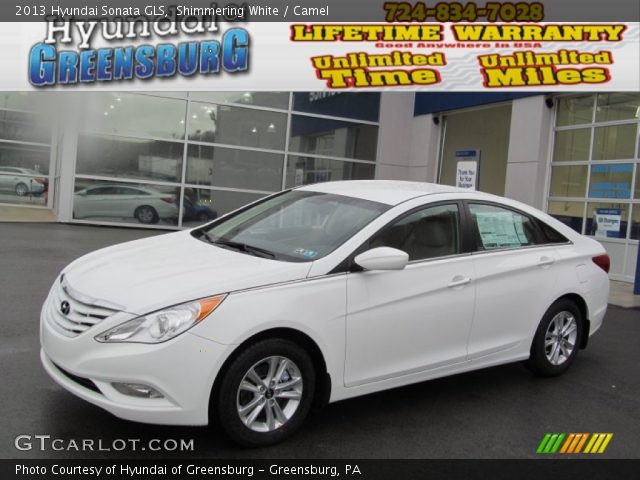2013 Hyundai Sonata GLS in Shimmering White