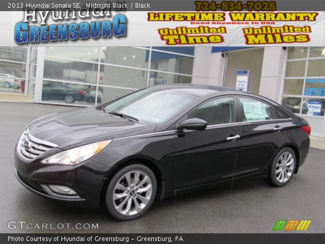 2013 Hyundai Sonata SE in Midnight Black