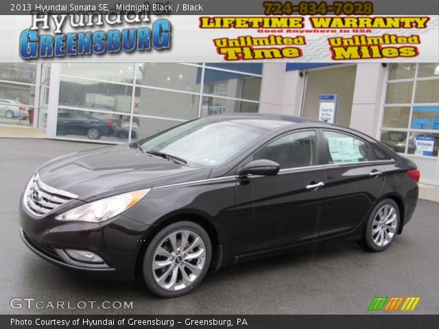 2013 Hyundai Sonata SE in Midnight Black