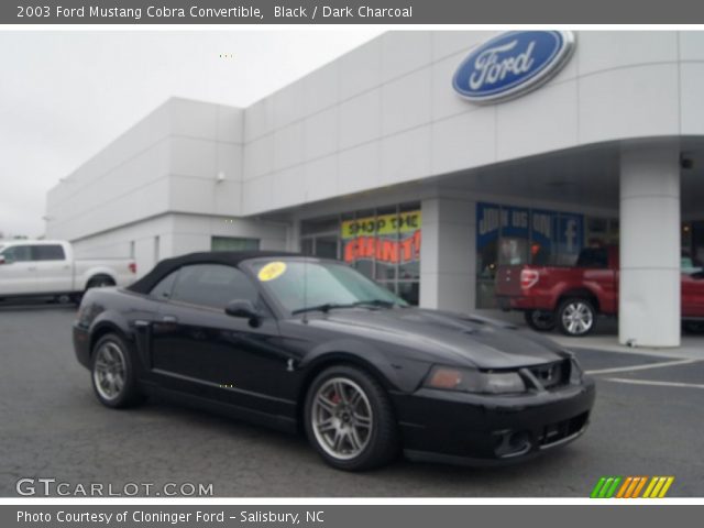 2003 Ford Mustang Cobra Convertible in Black