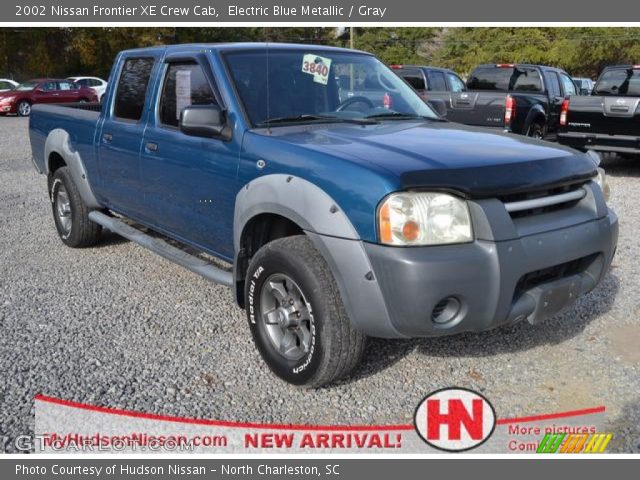 2002 Nissan Frontier XE Crew Cab in Electric Blue Metallic