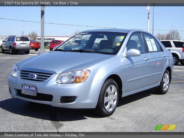 2007 Kia Spectra EX Sedan in Ice Blue