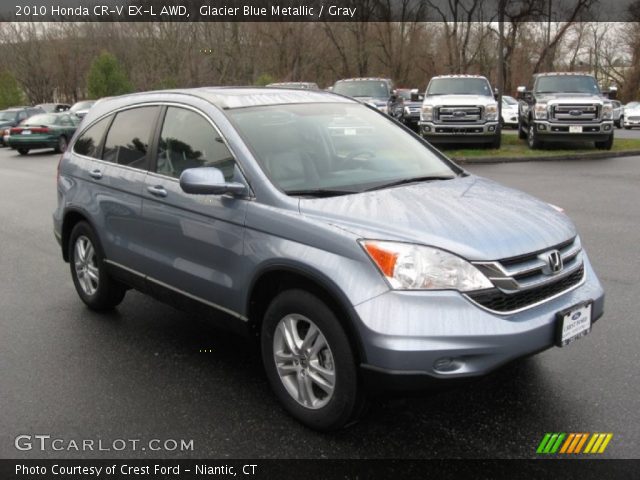 2010 Honda CR-V EX-L AWD in Glacier Blue Metallic