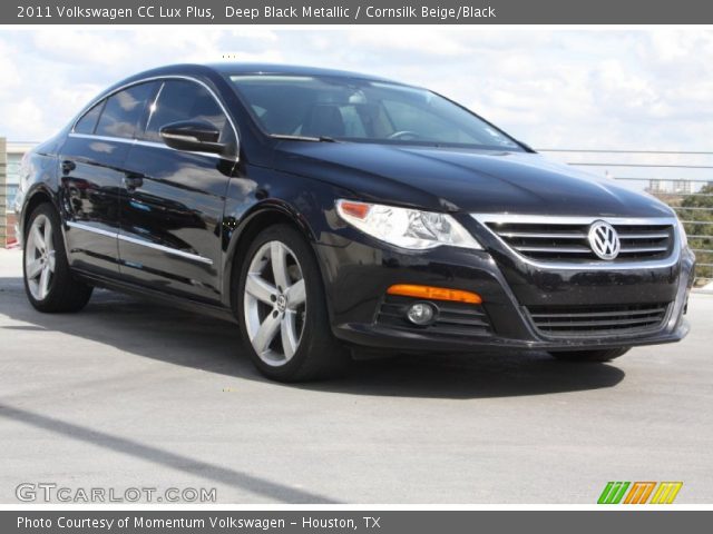2011 Volkswagen CC Lux Plus in Deep Black Metallic