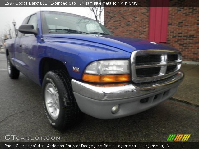 1997 Dodge Dakota SLT Extended Cab in Brilliant Blue Metallic