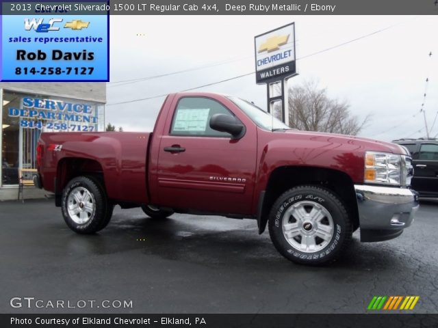 2013 Chevrolet Silverado 1500 LT Regular Cab 4x4 in Deep Ruby Metallic