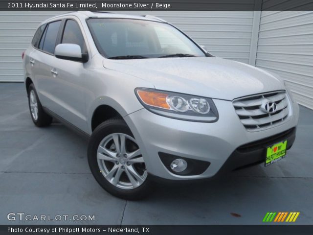 2011 Hyundai Santa Fe Limited in Moonstone Silver
