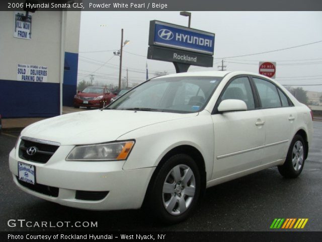 2006 Hyundai Sonata GLS in Powder White Pearl