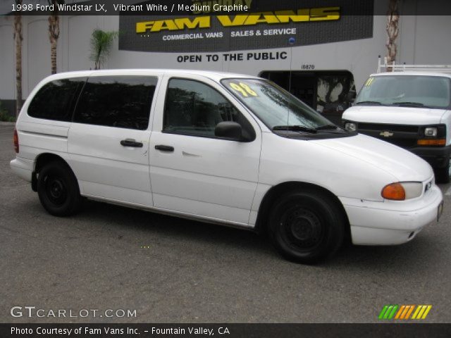 1998 Ford Windstar LX in Vibrant White