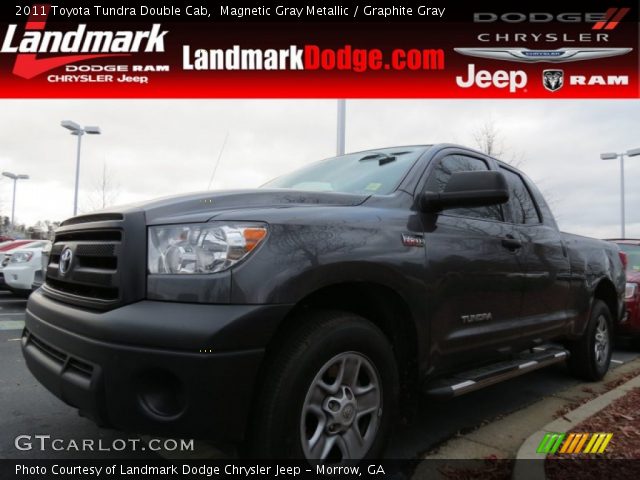 2011 Toyota Tundra Double Cab in Magnetic Gray Metallic