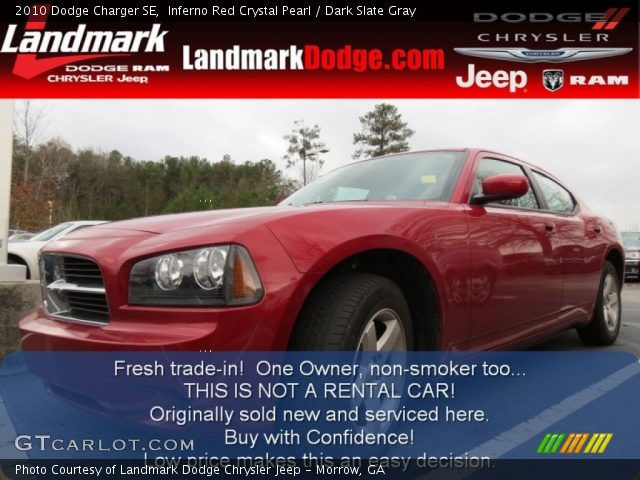 2010 Dodge Charger SE in Inferno Red Crystal Pearl