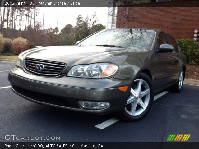 2003 Infiniti I 35 in Autumn Bronze