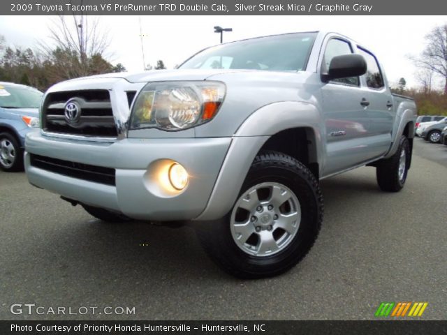 2009 Toyota Tacoma V6 PreRunner TRD Double Cab in Silver Streak Mica