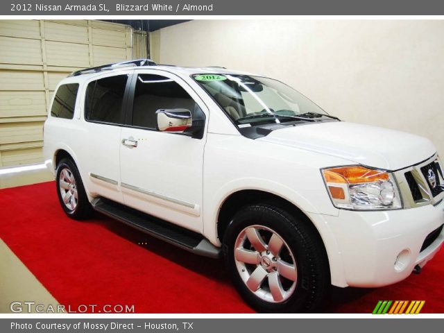 2012 Nissan Armada SL in Blizzard White