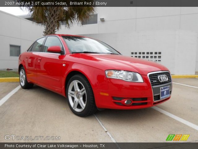 2007 Audi A4 2.0T quattro Sedan in Brilliant Red