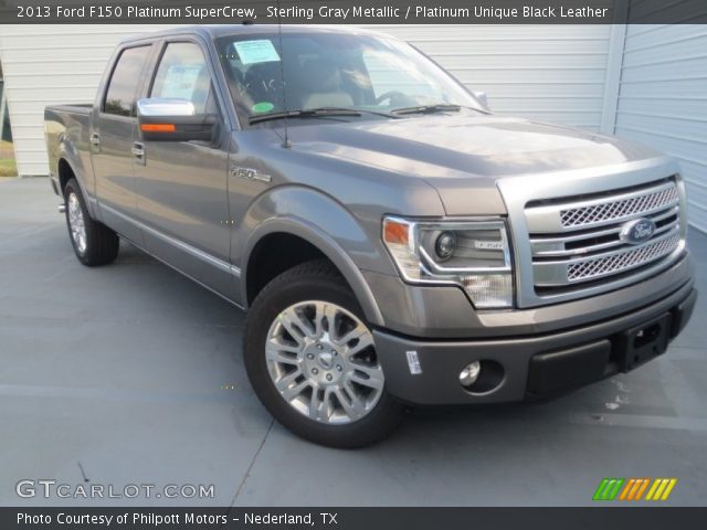 2013 Ford F150 Platinum SuperCrew in Sterling Gray Metallic