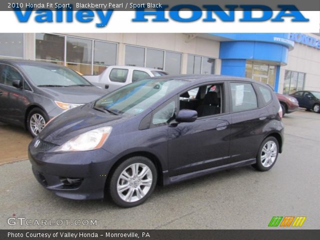 2010 Honda Fit Sport in Blackberry Pearl