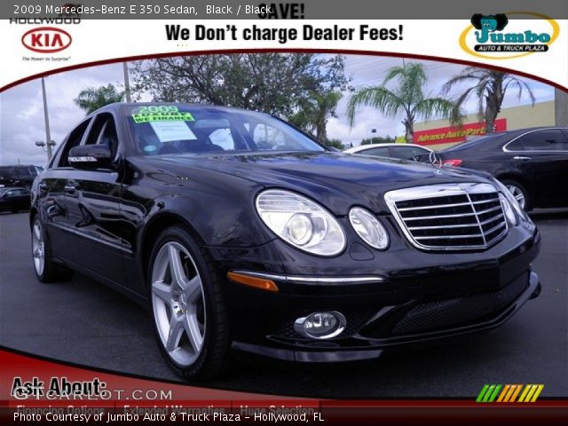 2009 Mercedes-Benz E 350 Sedan in Black