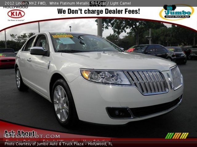 2012 Lincoln MKZ FWD in White Platinum Metallic Tri-Coat