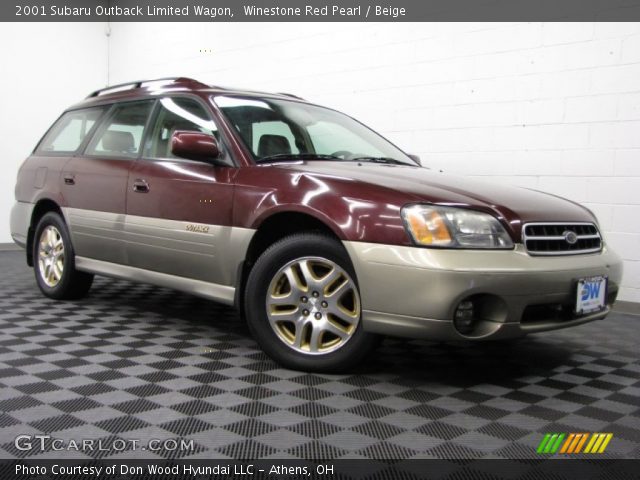 2001 Subaru Outback Limited Wagon in Winestone Red Pearl