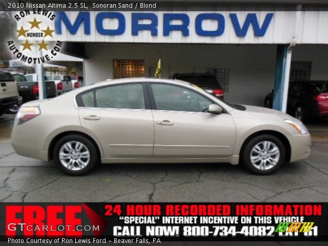 2010 Nissan Altima 2.5 SL in Sonoran Sand