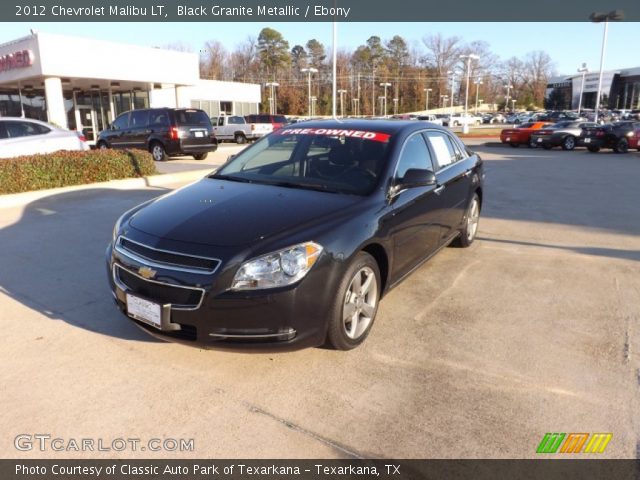 2012 Chevrolet Malibu LT in Black Granite Metallic