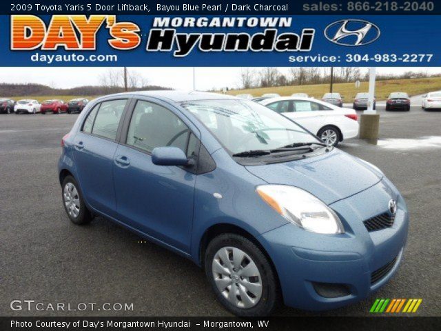 2009 Toyota Yaris 5 Door Liftback in Bayou Blue Pearl