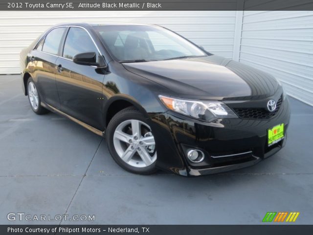 2012 Toyota Camry SE in Attitude Black Metallic