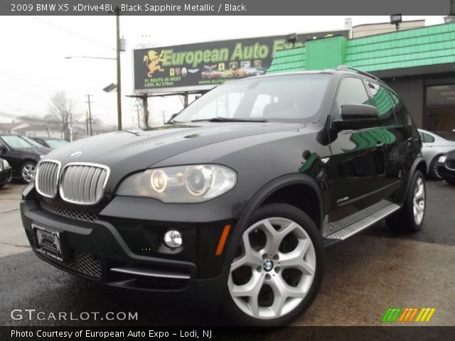 2009 BMW X5 xDrive48i in Black Sapphire Metallic