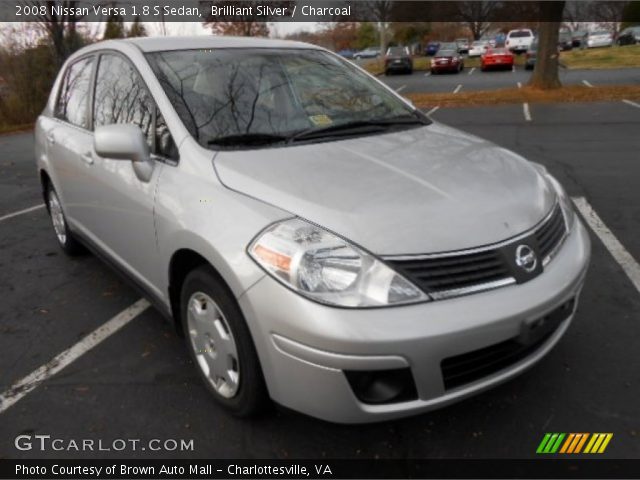 2008 Nissan Versa 1.8 S Sedan in Brilliant Silver