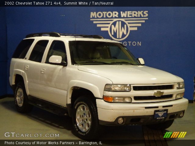 2002 Chevrolet Tahoe Z71 4x4 in Summit White