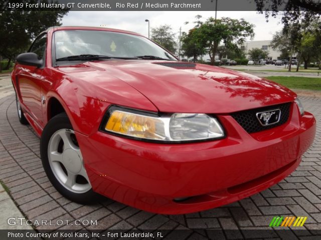 1999 Ford Mustang GT Convertible in Rio Red