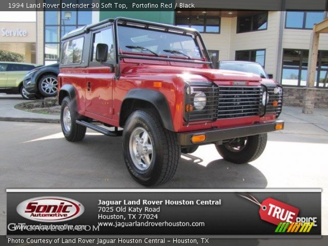 1994 Land Rover Defender 90 Soft Top in Portofino Red