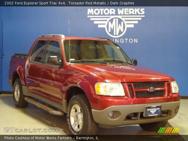 2002 Ford Explorer Sport Trac 4x4 in Toreador Red Metallic