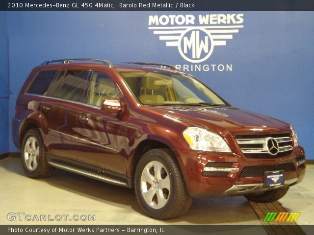 2010 Mercedes-Benz GL 450 4Matic in Barolo Red Metallic