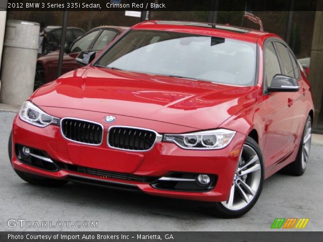 2012 BMW 3 Series 335i Sedan in Crimson Red