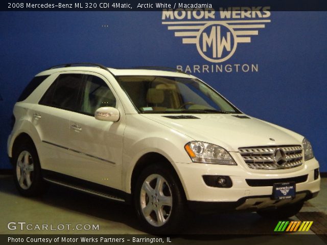 2008 Mercedes-Benz ML 320 CDI 4Matic in Arctic White