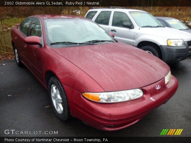 2002 Oldsmobile Alero GL Sedan in Ruby Red