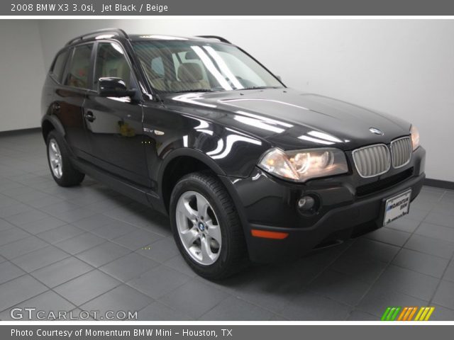 2008 BMW X3 3.0si in Jet Black