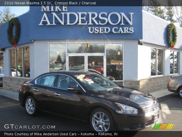 2010 Nissan Maxima 3.5 SV in Crimson Black