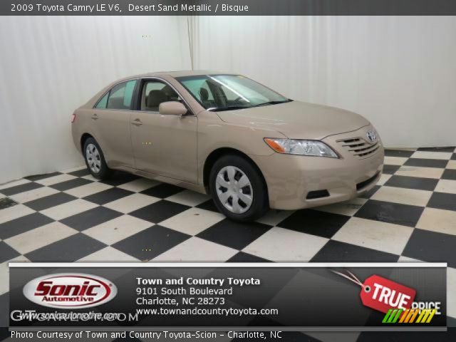 2009 Toyota Camry LE V6 in Desert Sand Metallic