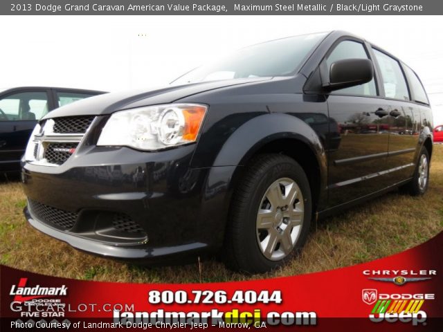 2013 Dodge Grand Caravan American Value Package in Maximum Steel Metallic