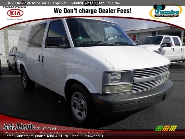 2004 Chevrolet Astro AWD Cargo Van in Summit White