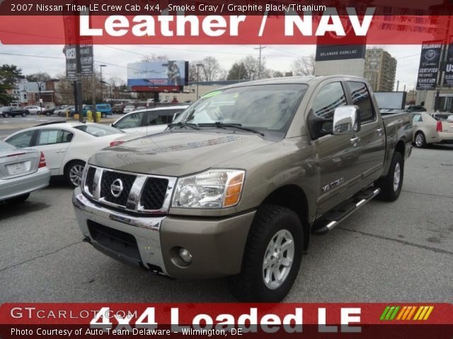 2007 Nissan Titan LE Crew Cab 4x4 in Smoke Gray