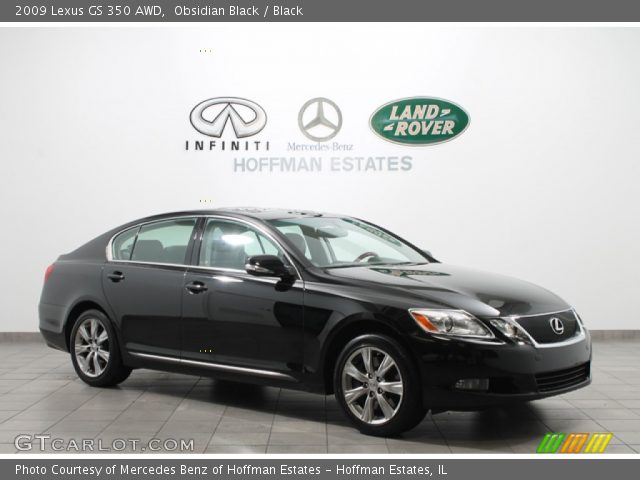 2009 Lexus GS 350 AWD in Obsidian Black