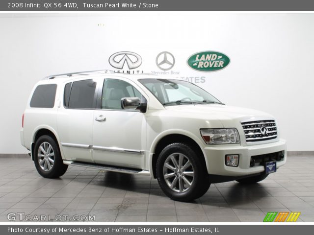 2008 Infiniti QX 56 4WD in Tuscan Pearl White
